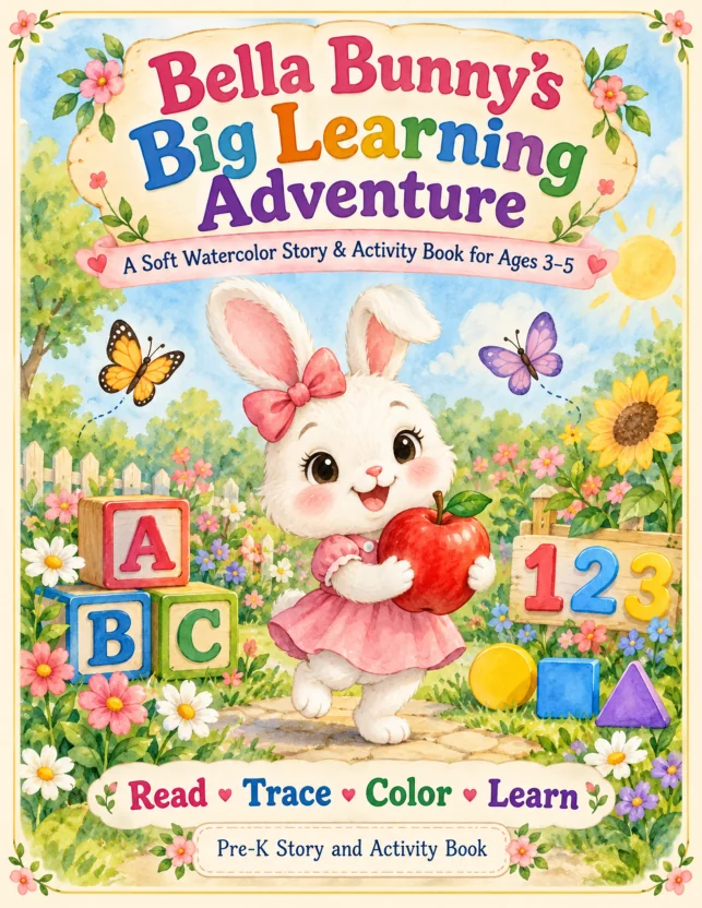 Bella Bunny’s Big Learning Adventure actual book cover
